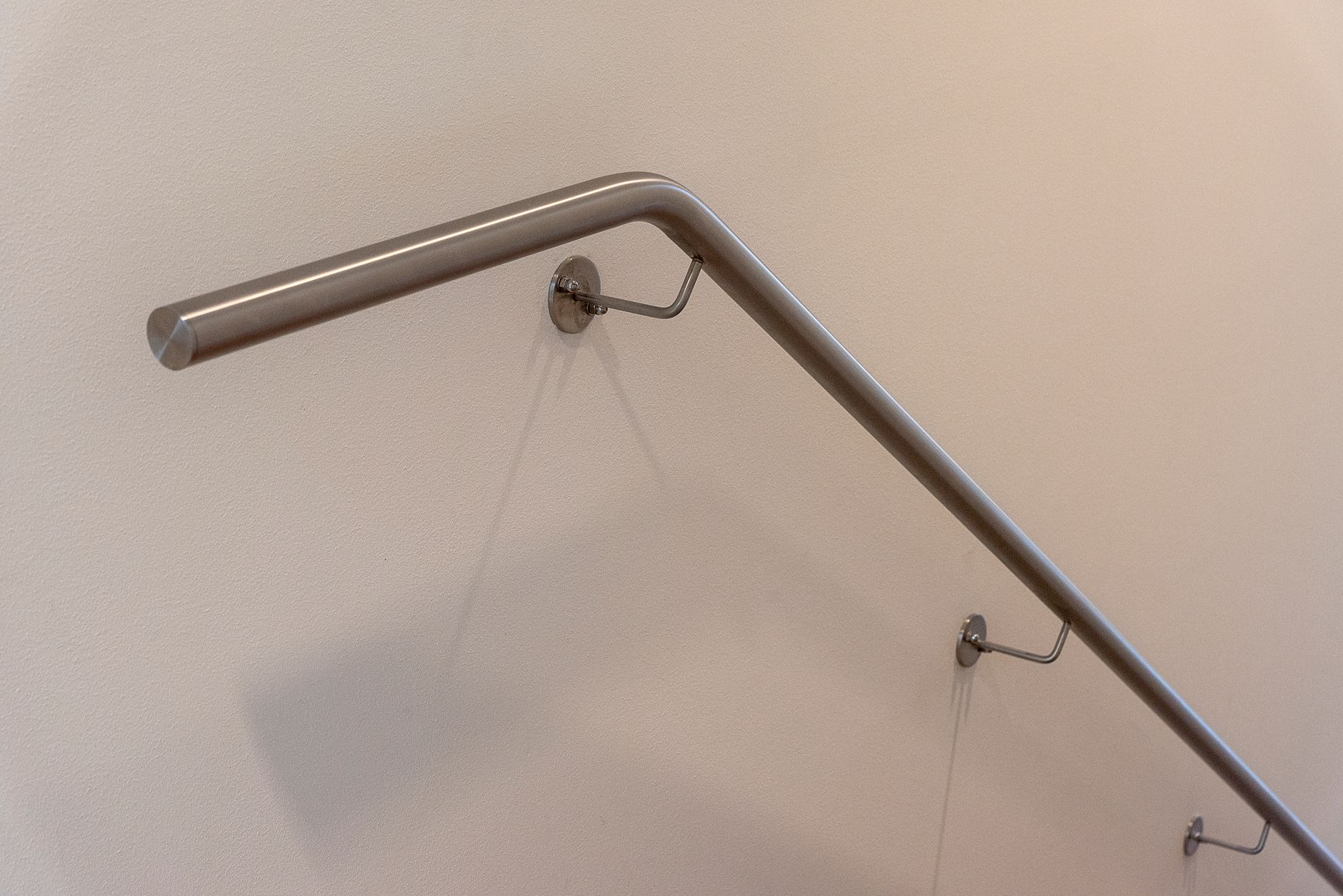 Stainless steel railing detail